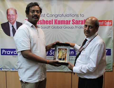 (10 Feb 2017) - Thank you for Shri Srinivas ji for visiting us.